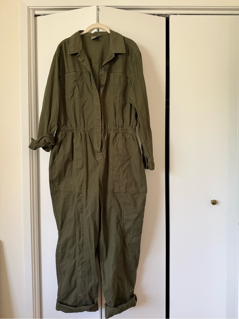 Army green flight suit